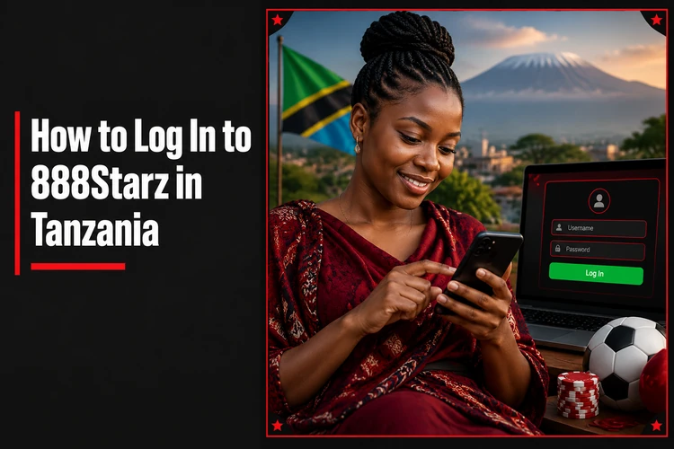 How to Log In to 888Starz in Tanzania