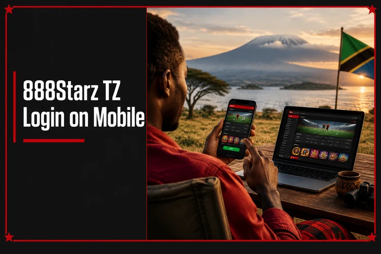 888Starz TZ Login on Mobile
